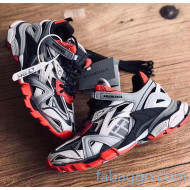 Balenciaga Track 4.0 Tess Trainer Sneakers Grey/Red 2020 (For Women and Men)