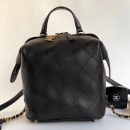 Chanel Lambskin Small Backpack A57558 Black 2018