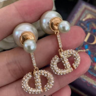 Dior Tribales Pearl Crystal CD Earrings 02 2021