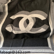 Chanel Wool CC Blanket 140x190cm Black 2021