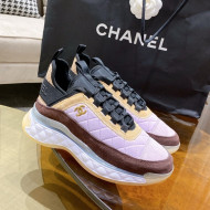 Chanel Suede Sneakers G38501 Pink 2021 111125