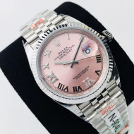 Rolex Datejust Watch 36mm Pink/Silver Top Quality