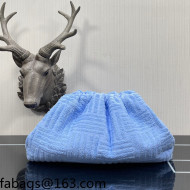 Bottega Veneta Large Pouch Sponge Clutch Bag 576227 Blue 2021 06