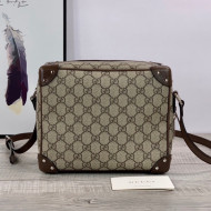 Gucci Men's GG Canvas Squared Shoulder Bag 626363 Beige 2021