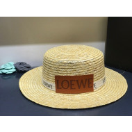 Loewe Straw Wide Brim Hat Beige LO2 2021