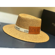 Loewe Straw Wide Brim Hat Khaki LO1 2021