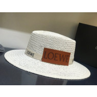 Loewe Straw Wide Brim Hat White LO3 2021