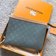 Louis Vuitton Monogram Titanium Canvas Pochette Voyage MM Bag 2018