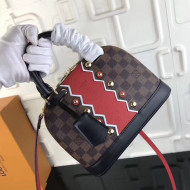 Louis Vuitton N40046 Damier Ebene Canvas and Calf Leather Alma BB Bag 2018