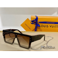 Louis Vuitton Sunglasses Z1583E Brown 2021