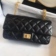 Chanel Quilting  2.55 Reissue Waist Bag A57791 Black F/W 2018