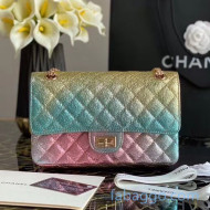 Chanel Metallic Goatskin Medium 2.55 Flap Bag A37586 Multicolor 2020
