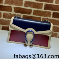 Gucci Dionysus Small Shoulder Bag 400249 Navy Blue/Ruby Red 2021