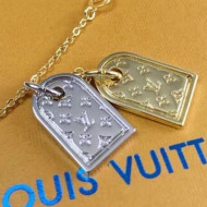 Louis Vuitton Silver and Gold Tag Bracelet 2019