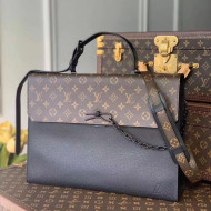 Louis Vuitton Men's Robusto Briefcase Messenger Bag M30591 Black 2021
