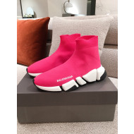 Balenciaga Speed Knit Sock Boot Sneaker Pink 2021 13 ( For Women and Men)