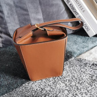 Celine Strap Box Mini Bag in Smooth Calfskin Tan Brown 2021