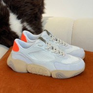 Valentino Mesh Bubbleback Sneakers White/Beige/Orange 2022 