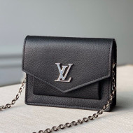 Louis Vuitton Mini Mylockme Chain Pochette Bag M69183 Black 2020