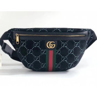 Gucci GG Velvet Belt Bag 574968 Black 2019