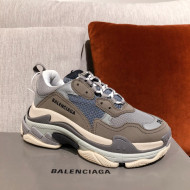 Balenciaga Triple S Sneakers Grey 2021 02 (For Women and Men)