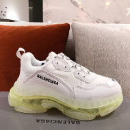 Balenciaga Triple S Sneakers White/Green 2021 13 (For Women and Men)