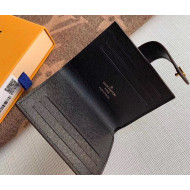 Louis Vuitton Monogram Canvas Victorinem Card Holder M66533 Black 2020