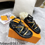Louis Vuitton Pool Pillow Comfort Sandals Gold 2021 111773