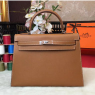 Hermes Kelly 32cm  Original Epsom Leather Bag Brown