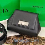 Bottega Veneta Mini Belt Bag in Textured Leather Black 2020