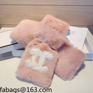 Chanel Fur Earmuff Pink 2021 110419