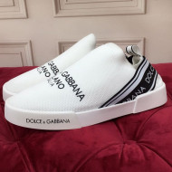 Dolce&Gabbana DG Knit Slip-on Sneakers White 2021