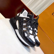 Louis Vuitton Run Away Sneaker 1A4WNQ Monogram Canvas/White/Black 2019