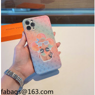 Louis Vuitton Vivienne Monogram iPhone Case Pink/Blue 2021 1104111