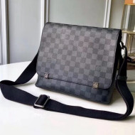 Louis Vuitton Damier Graphite Canvas District PM Messenger Bag N41028 2018