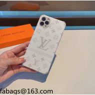 Louis Vuitton Monogram Canvas iPhone Case White 2021 1104120