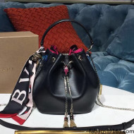 Bvlgari Serpenti Forever Bucket Bag in Smooth Calf Leather Black 2021