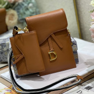 Dior Saddle Multifunctional Pouch Brown 2021