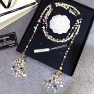 Chanel Baroque Pealrs Tassel Necklace AB1020 2019