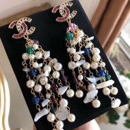 Chanel Baroque Pearls Tassel Earrings 2019