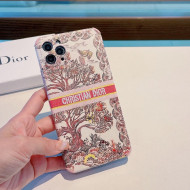 Dior Toile de Jouy iPhone Case Red 2021 04