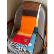 Loewe Wool Long Scarf LS22010322 Orange/Red 2022