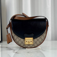 Gucci Padlock Small Shoulder Bag 644524 Beige/Black 2020