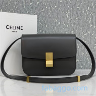 Celine Medium Classic Bag in Box Calfskin 8007 Dark Grey 2020 (Top quality)