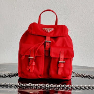 Prada Nylon Mini Backpack 1BH029 Red 2021