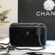 Chanel Velvet Vanity with Chain AP1999 Black 2022 20