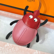 Hermes Lambskin Beetle Bag Charm 2022 01