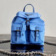 Prada Nylon Mini Backpack 1BH029 Blue 2021