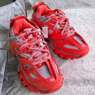 Balenciaga Track Trainer Sneakers 09 Red 2019 (For Women and Men)