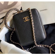 Chanel Quilting Leather Camera Bag With Chain Black 2020